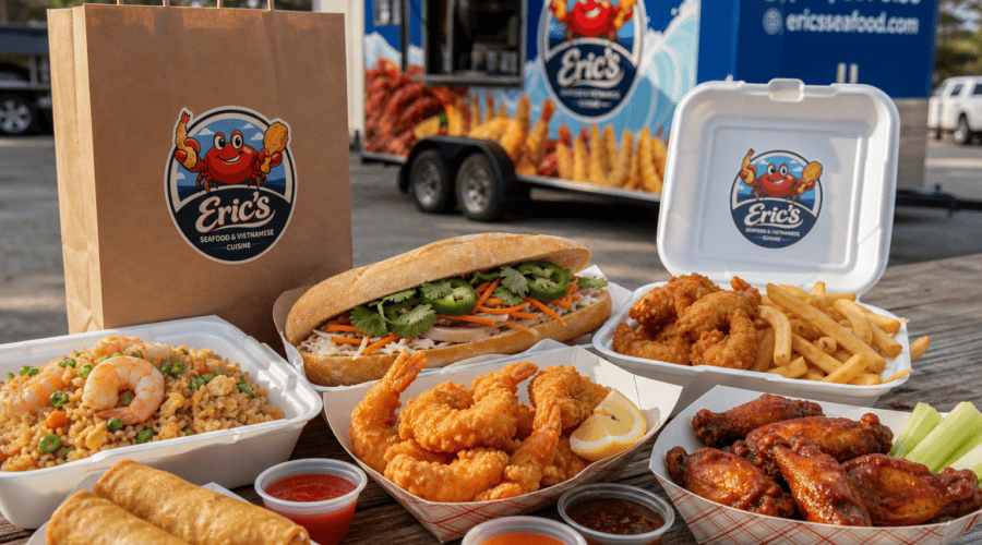 Eric’s Seafood food truck image for Best Things to Order from a Food Truck in Jacksonville, NC