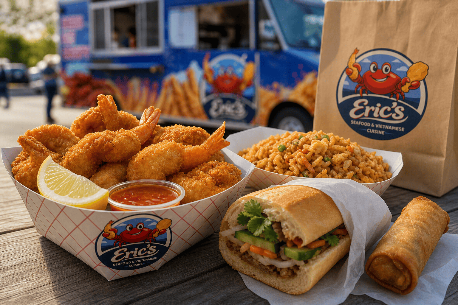 Budget-Friendly Food Truck Meals in Jacksonville, NC 2 Eric’s Seafood food and takeout for Budget-Friendly Food Truck Meals in Jacksonville, NC