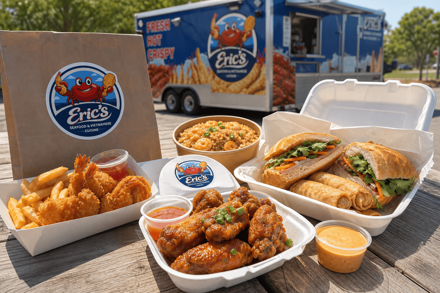 Budget-Friendly Food Truck Meals in Jacksonville, NC 3 Eric’s Seafood food and takeout for Budget-Friendly Food Truck Meals in Jacksonville, NC