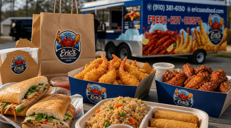 Eric’s Seafood food truck image for Food Truck Lunch for Church Groups and Community Gatherings in Jacksonville, NC
