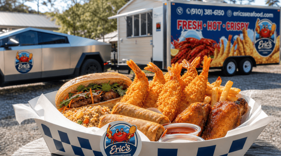 Eric’s Seafood food truck image for What to Order When You Want Something Crispy, Hot & Fast
