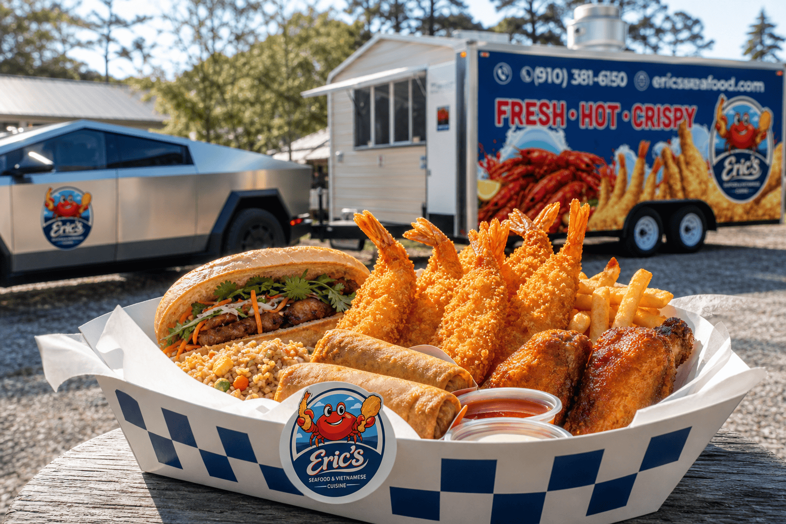 Eric’s Seafood food truck image for What to Order When You Want Something Crispy, Hot & Fast