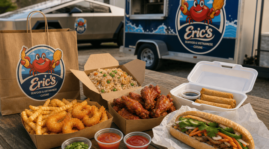 Spring Food Truck Meals in Jacksonville, NC from Eric’s Seafood in Jacksonville NC