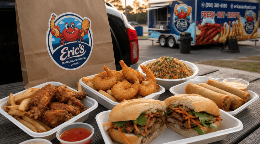 Eric’s Seafood food truck image for Easy Family Dinner in Jacksonville, NC: Food Truck Meals Everyone Can Enjoy