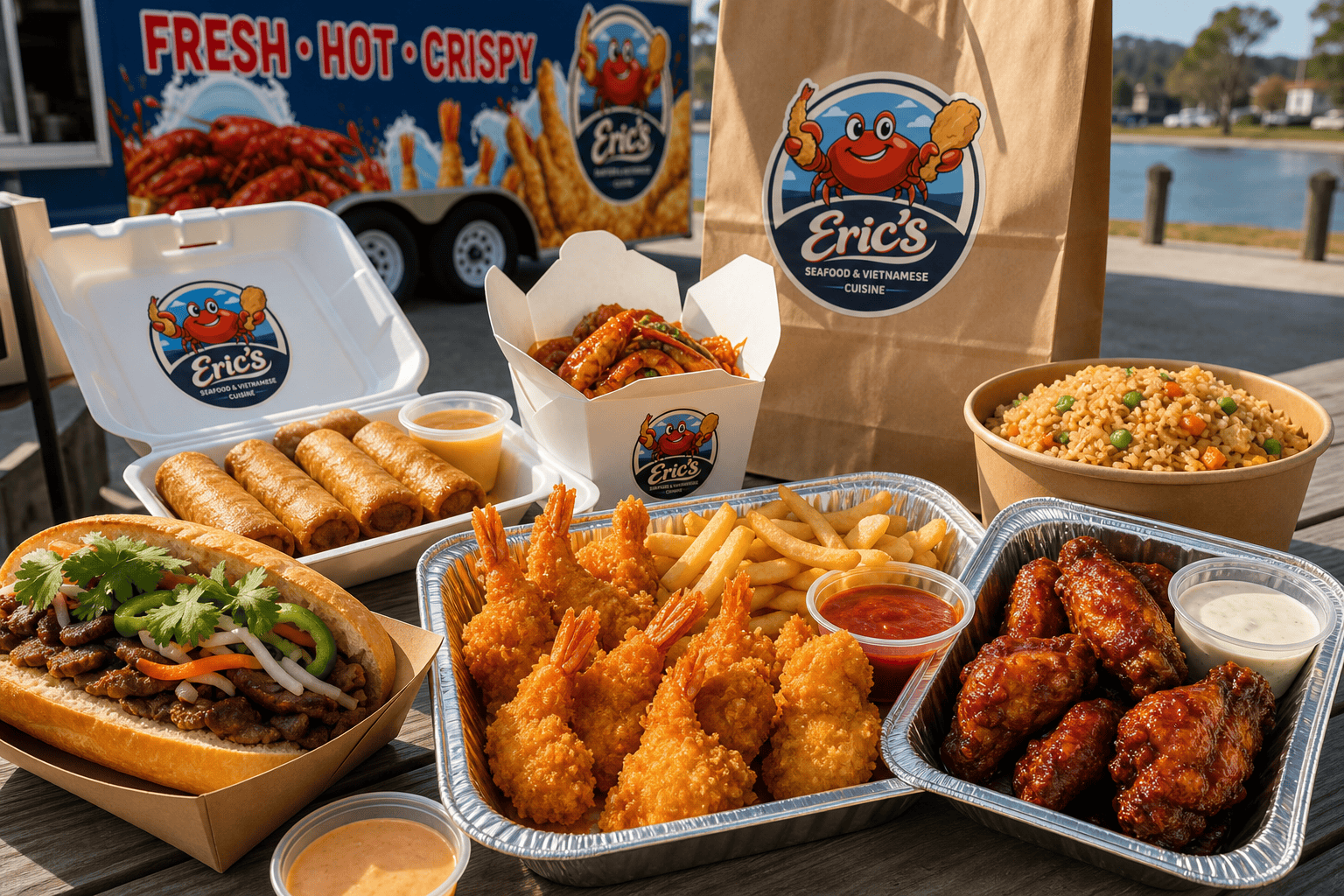 Eric’s Seafood food truck image for Your Guide to Eric’s Seafood & Vietnamese Cuisine Menu