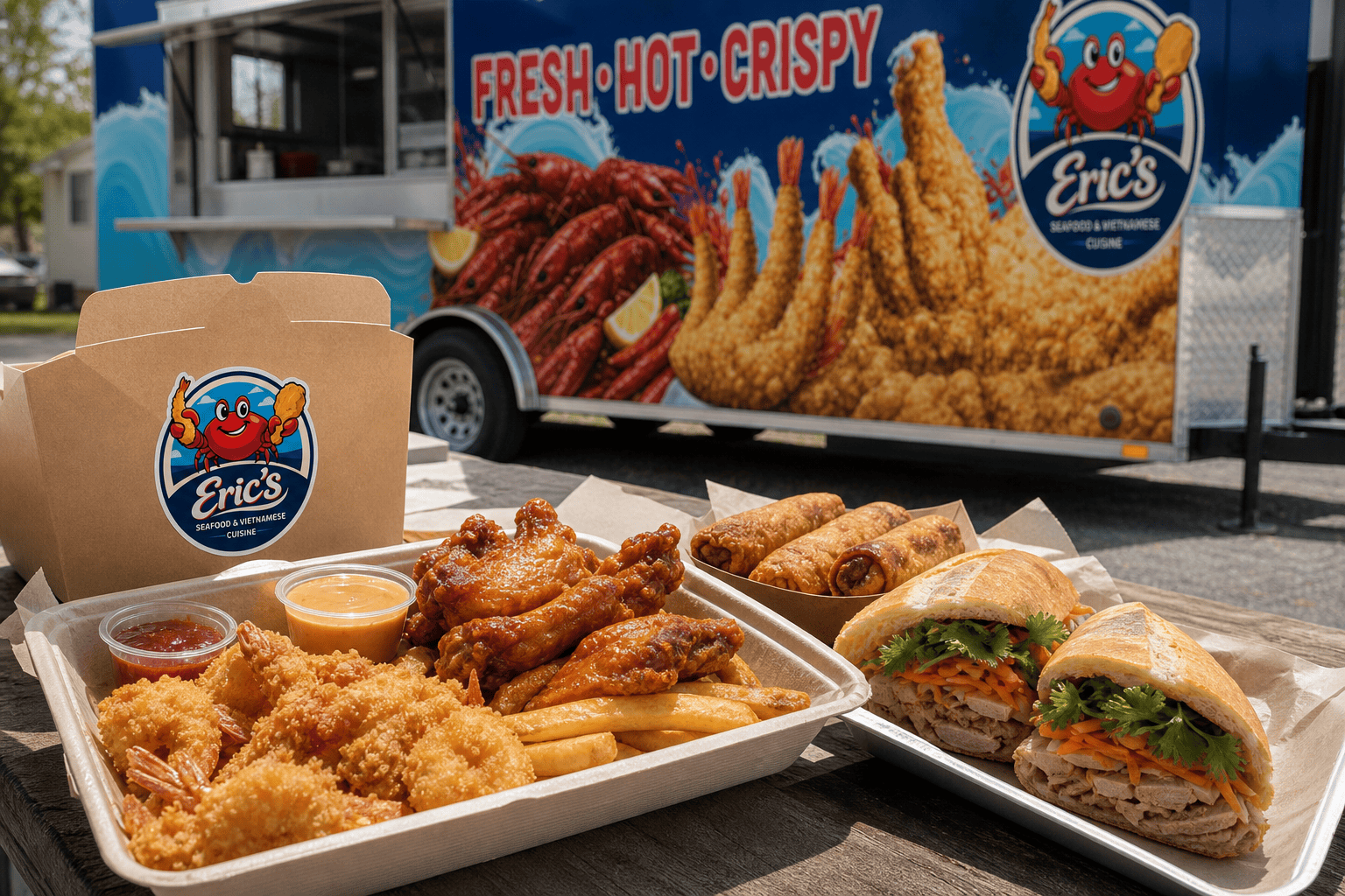 Eric’s Seafood food truck image for Family-Friendly Food Truck Meals in Jacksonville, NC