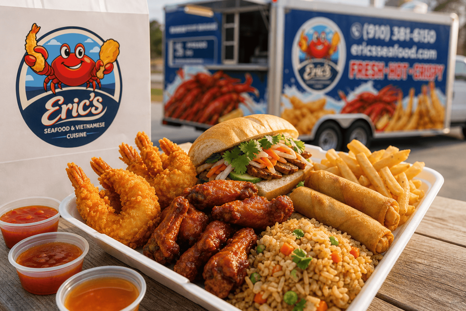 First-Time Guide to Eric’s Seafood & Vietnamese Cuisine 1 Eric’s Seafood food truck image for First-Time Guide to Eric’s Seafood & Vietnamese Cuisine