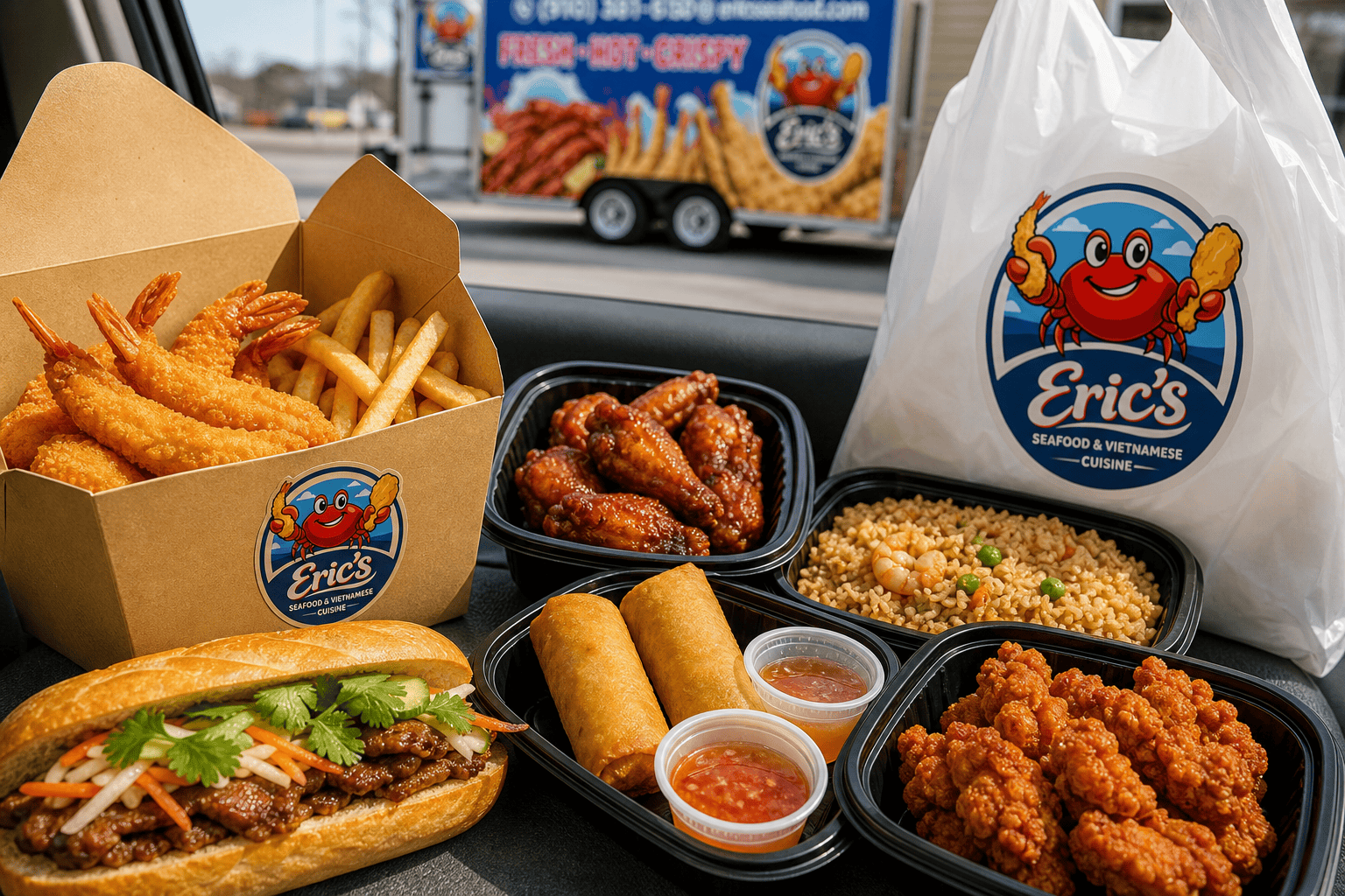 Eric’s Seafood food and takeout for Food After Shopping in Jacksonville, NC: Quick Meals Near Local Stops
