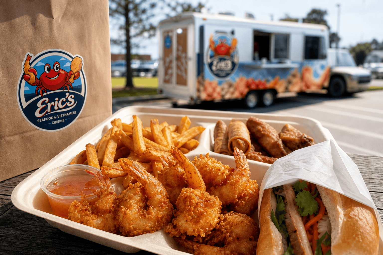 Eric’s Seafood food truck image for Food for Errands in Jacksonville, NC: Quick Meals Between Stops