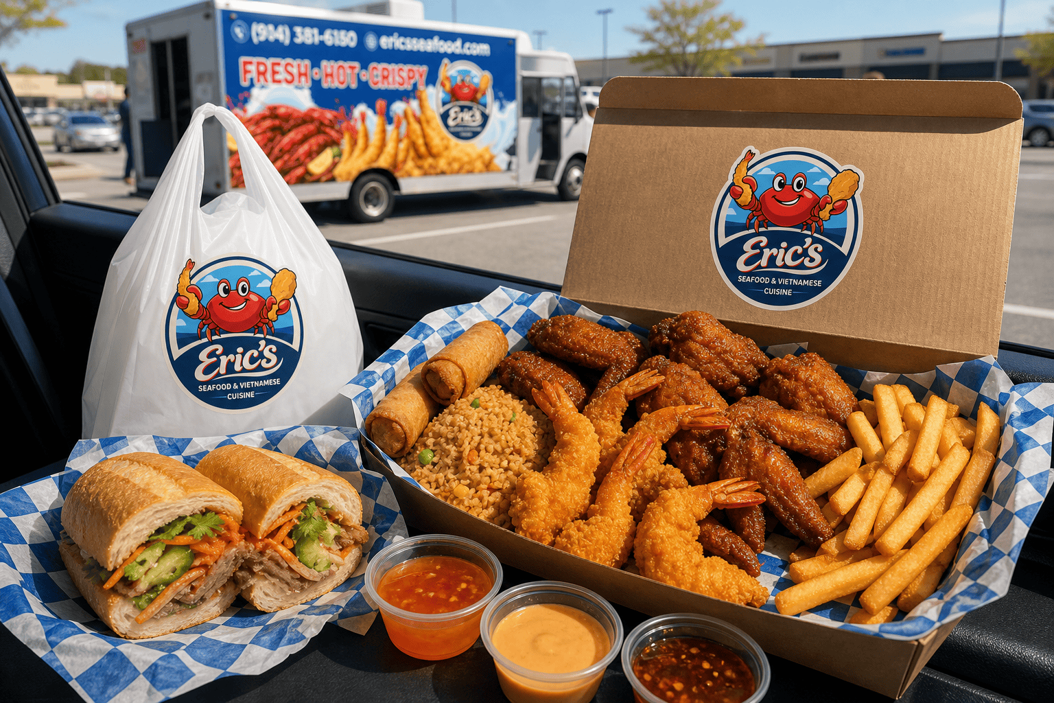 Where to Eat Near Jacksonville Mall: Seafood, Wings & Bánh Mì 2 Eric’s Seafood food and takeout for Where to Eat Near Jacksonville Mall: Seafood, Wings & Bánh Mì