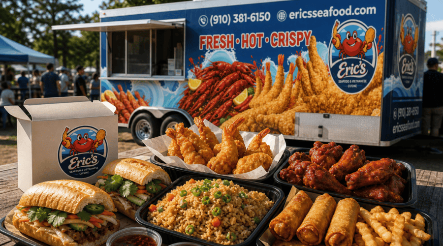 Eric’s Seafood food truck image for Food Truck Catering for Local Events in Onslow County