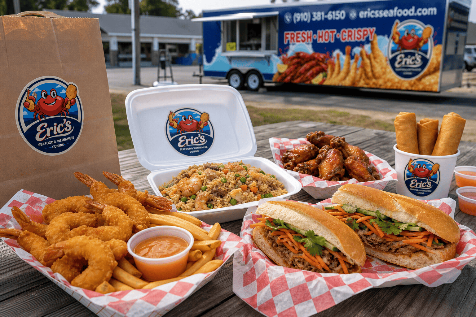 Eric’s Seafood food truck image for Where to Find Eric’s Seafood Food Truck in Jacksonville, NC