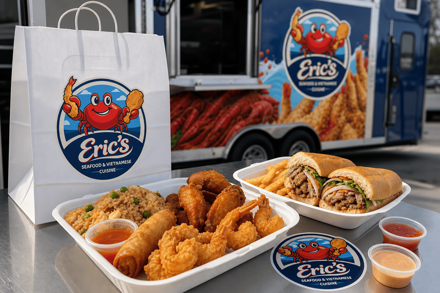 Food Truck Lunch for Busy Shoppers in Jacksonville, NC 2 Eric’s Seafood food and takeout for Food Truck Lunch for Busy Shoppers in Jacksonville, NC