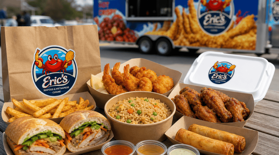 Eric’s Seafood food truck image for Food Truck Meals for Picky Eaters in Jacksonville, NC