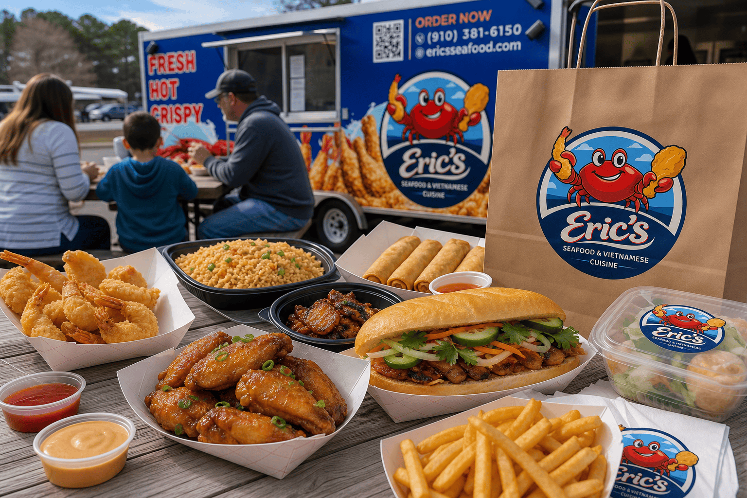 Food Truck Meals for Picky Eaters in Jacksonville, NC 3 Eric’s Seafood food and takeout for Food Truck Meals for Picky Eaters in Jacksonville, NC