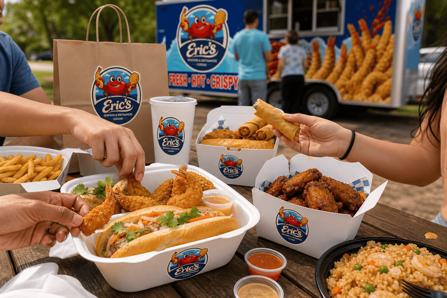 Food Truck Ideas for Private Parties in Jacksonville, NC 2 Eric’s Seafood food and takeout for Food Truck Ideas for Private Parties in Jacksonville, NC