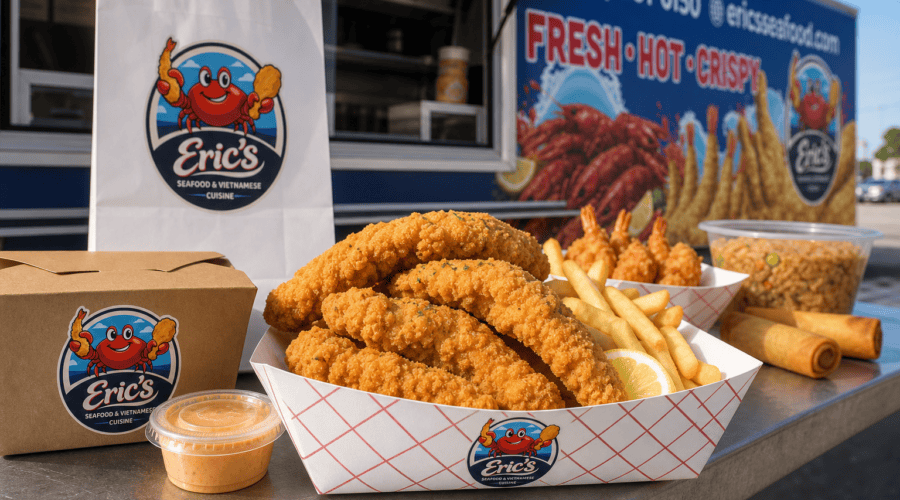 Eric’s Seafood food truck image for Southern Fried Catfish Strips: A Crispy Comfort Food Favorite