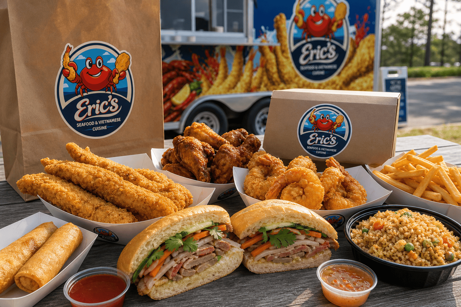 Eric’s Seafood food and takeout for Southern Fried Catfish Strips: A Crispy Comfort Food Favorite