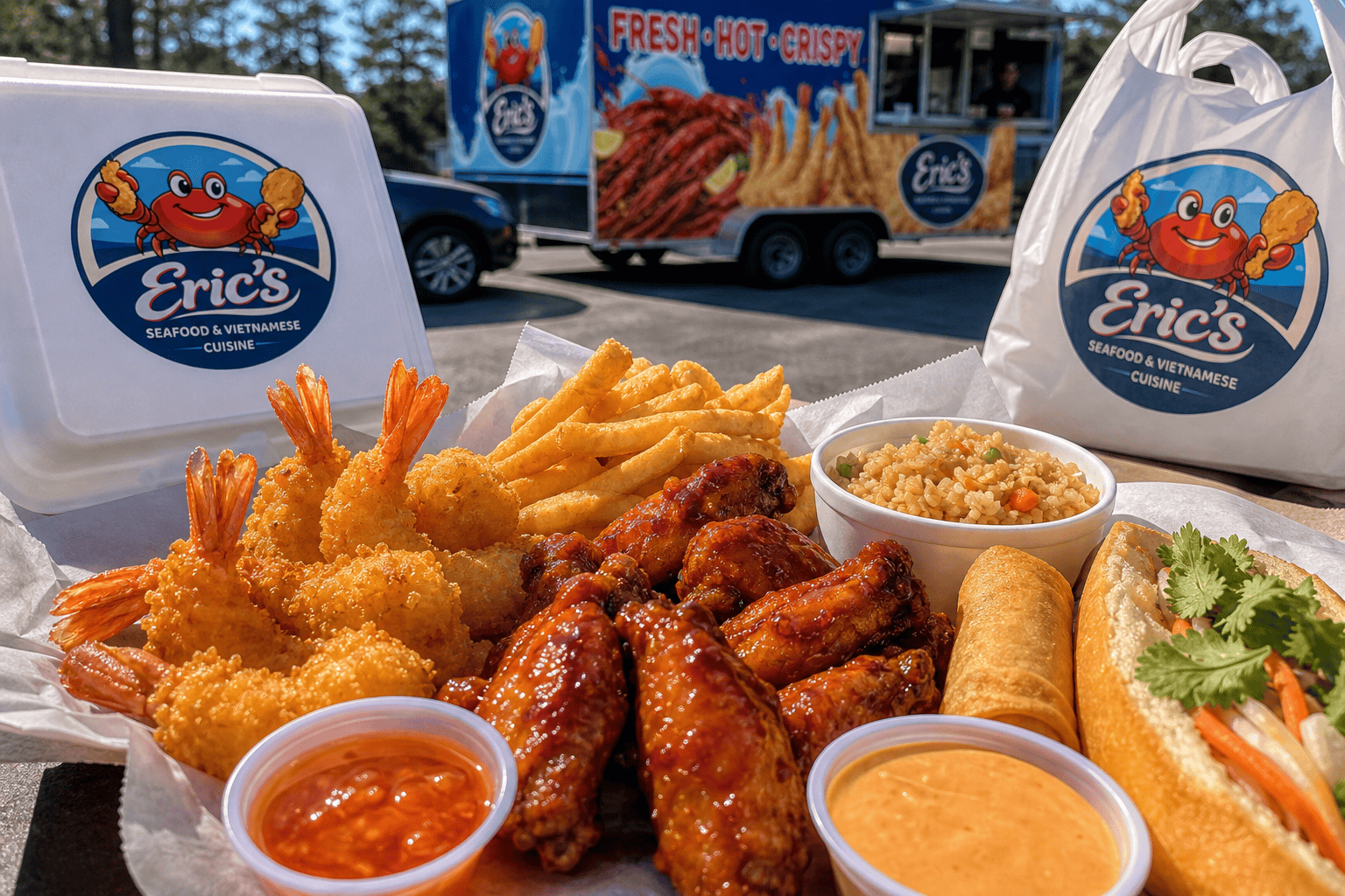 Best Game Day Food in Jacksonville, NC: Wings, Seafood & Shareable Sides 2 Eric’s Seafood food and takeout for Best Game Day Food in Jacksonville, NC: Wings, Seafood & Shareable Sides