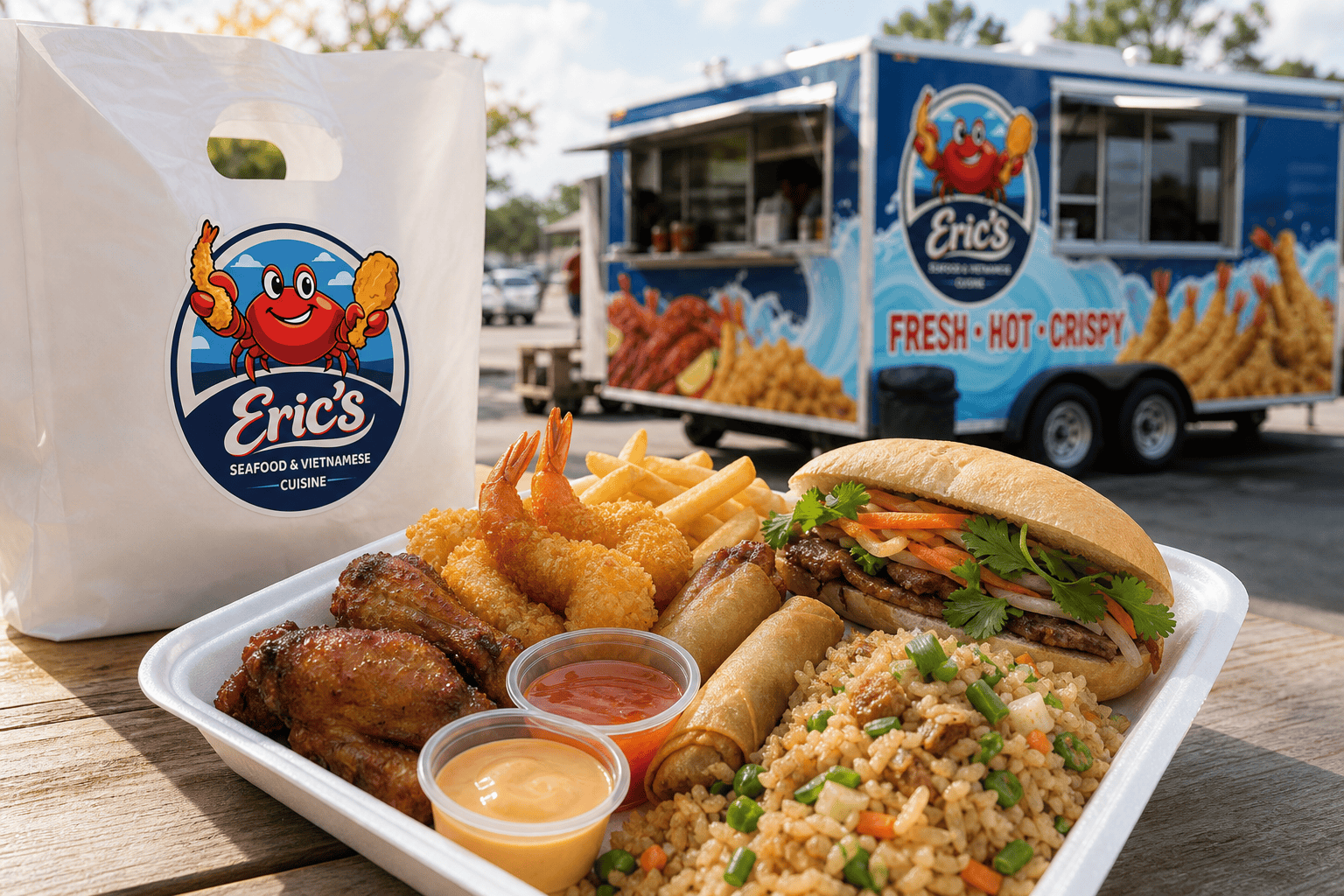 Eric’s Seafood food truck image for Why Food Trucks Are the Heart of Jacksonville’s Local Food Scene