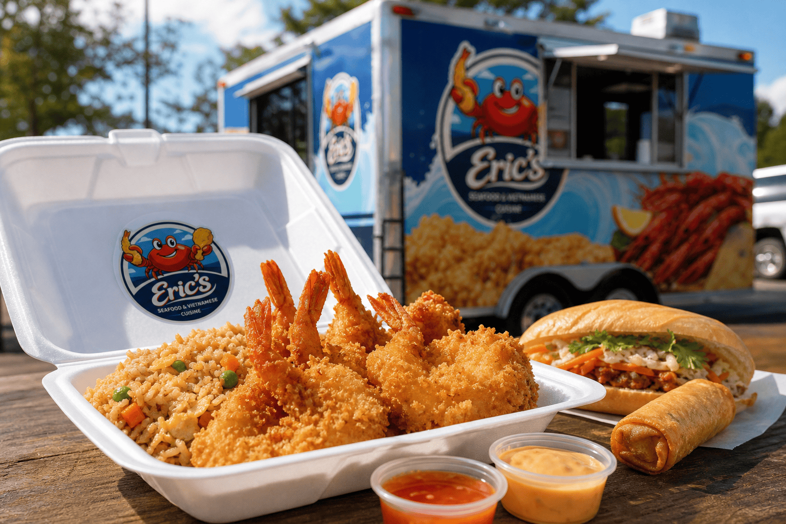 Jacksonville, NC Lunch Break Guide: What to Order from Eric’s Seafood 1 Eric’s Seafood food truck image for Jacksonville, NC Lunch Break Guide: What to Order from Eric’s Seafood