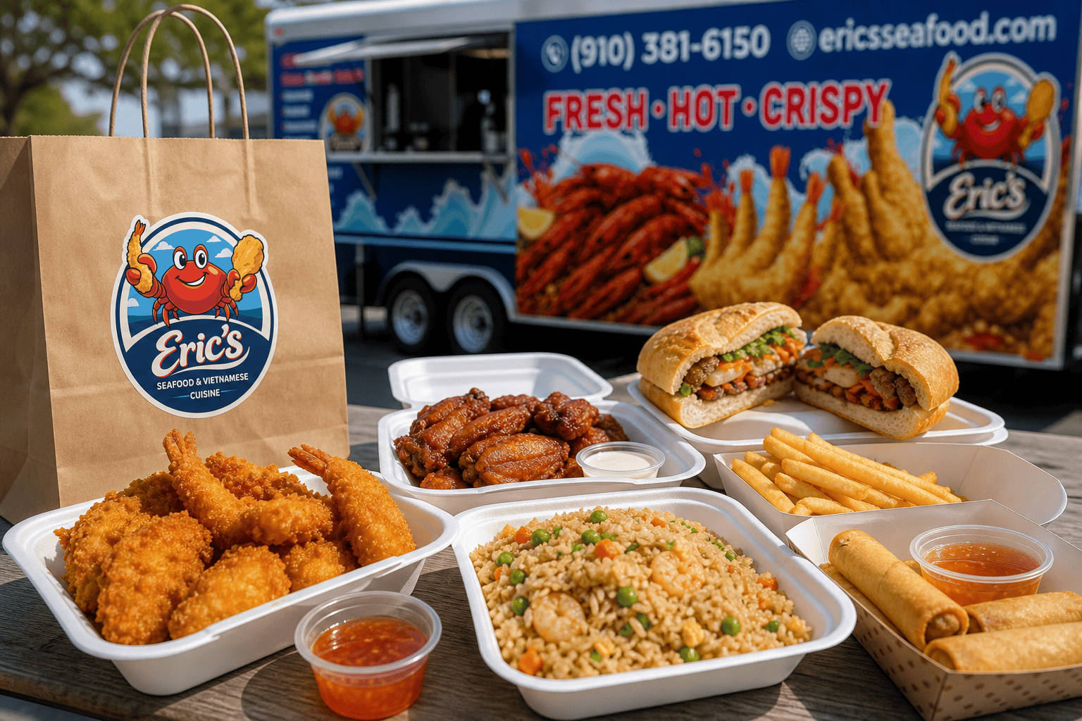 Jacksonville, NC Lunch Break Guide: What to Order from Eric’s Seafood 2 Eric’s Seafood food and takeout for Jacksonville, NC Lunch Break Guide: What to Order from Eric’s Seafood