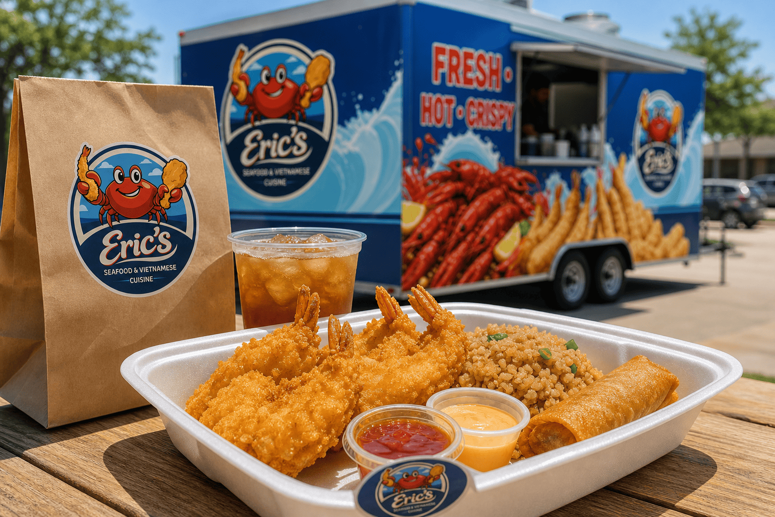 Eric’s Seafood food truck image for Last-Minute Lunch Ideas in Jacksonville, NC: Fast Food Truck Favorites