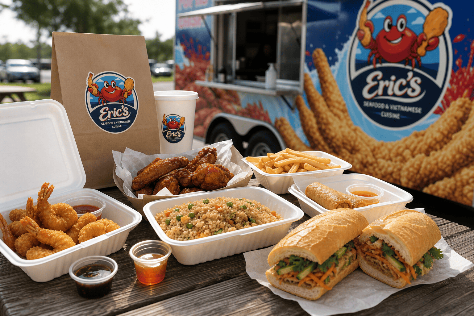 Seafood Delivery in Jacksonville, NC: Fried Shrimp, Fish & More 1 Crispy fried shrimp from Eric’s Seafood in Jacksonville NC