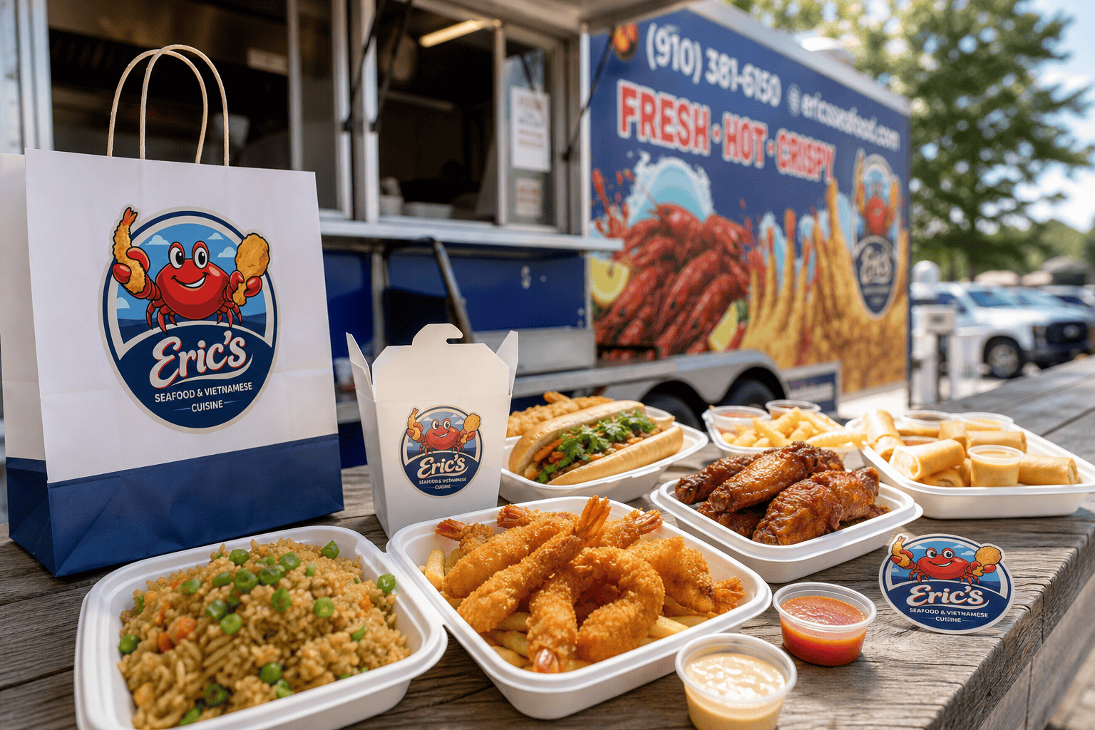 Skip the Line: How to Pre-Order Your Food Truck Lunch 3 Eric’s Seafood food and takeout for Skip the Line: How to Pre-Order Your Food Truck Lunch