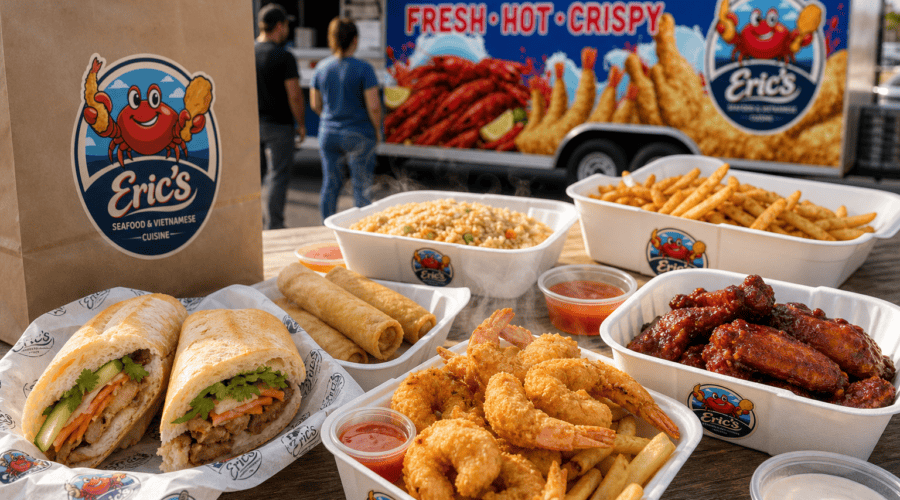 Eric’s Seafood food truck image for Quick Lunch for Military Families in Jacksonville, NC