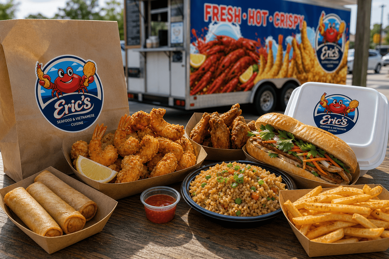 Quick Lunch Ideas for Workers Near Camp Lejeune and Jacksonville, NC 2 Eric’s Seafood food and takeout for Quick Lunch Ideas for Workers Near Camp Lejeune and Jacksonville, NC