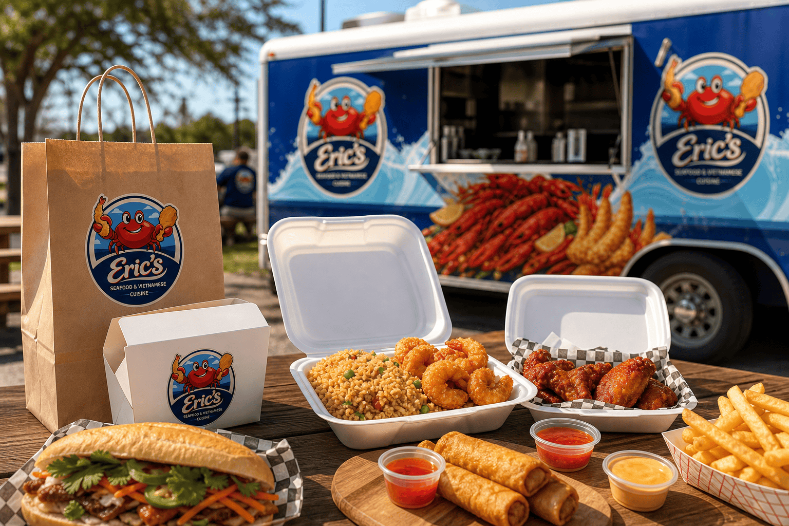 Eric’s Seafood menu items for fall comfort food Jacksonville NC