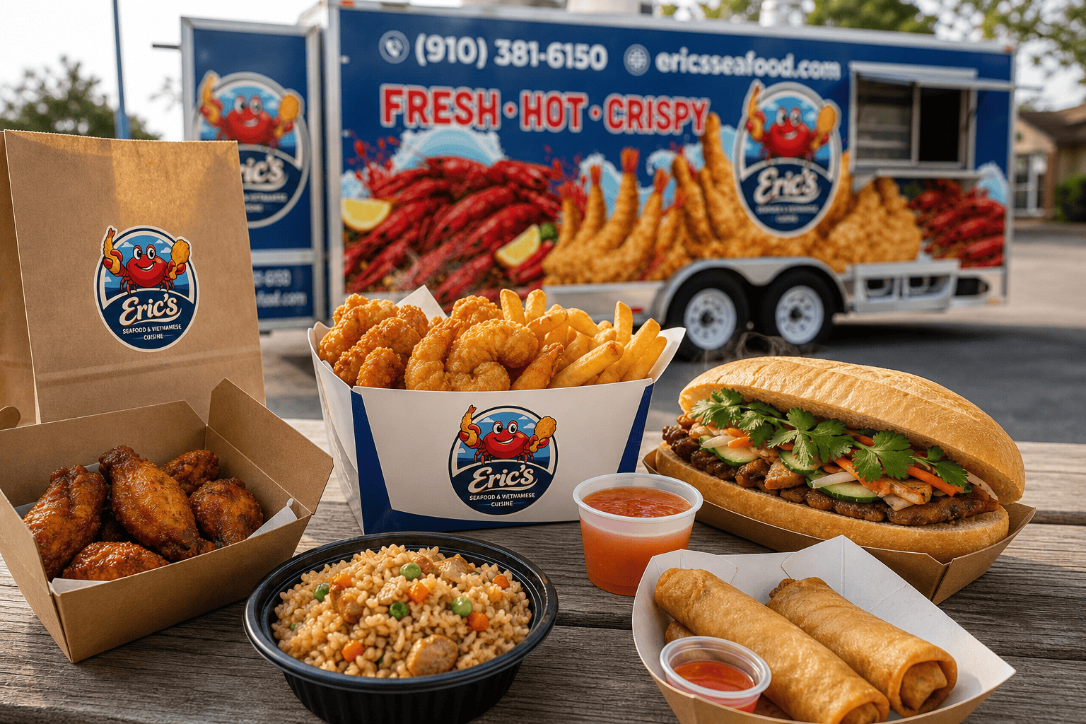 Food Truck Meals for Busy Holiday Shopping Days in Jacksonville, NC 1 Food Truck Meals for Busy Holiday Shopping Days in Jacksonville, NC from Eric’s Seafood in Jacksonville NC