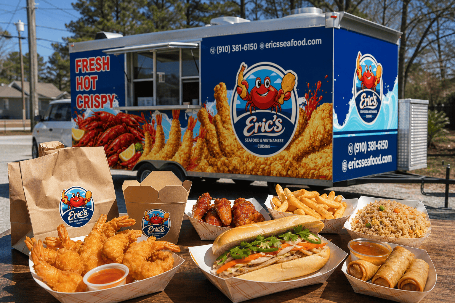 Eric’s Seafood food and takeout for Seafood Food Trucks in North Carolina: Why Fresh, Fast Food Works