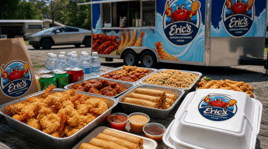 Eric’s Seafood food truck image for Staff Appreciation Lunch Ideas in Jacksonville, NC