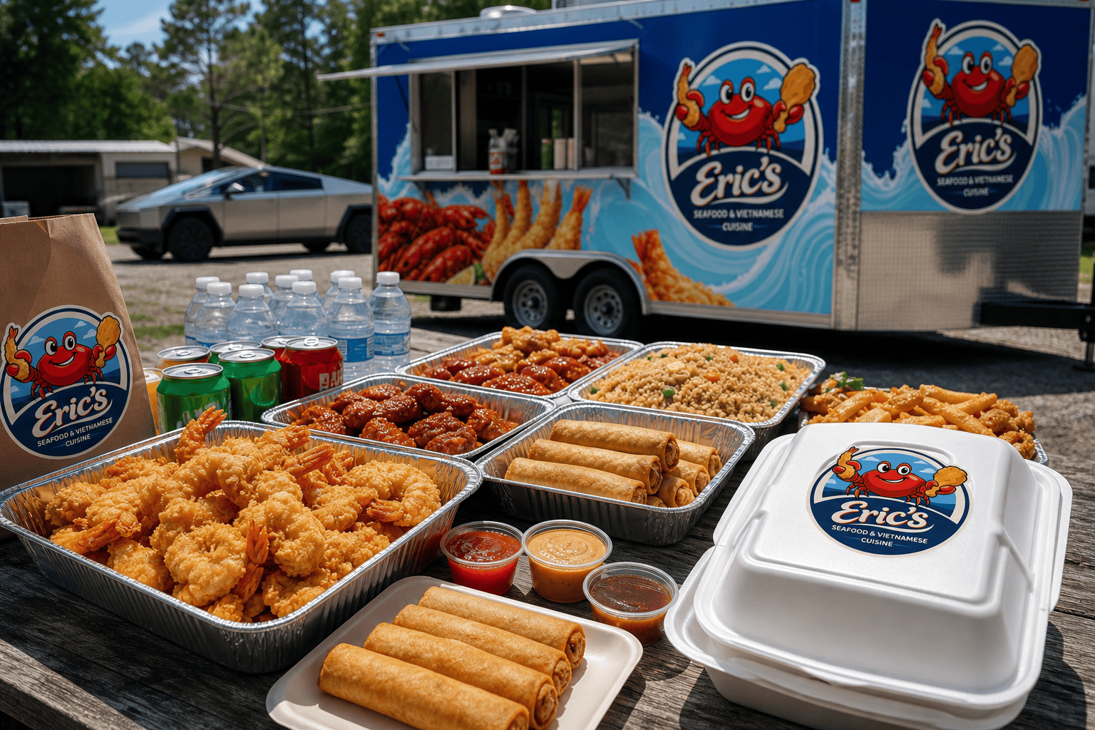 Eric’s Seafood food truck image for Staff Appreciation Lunch Ideas in Jacksonville, NC