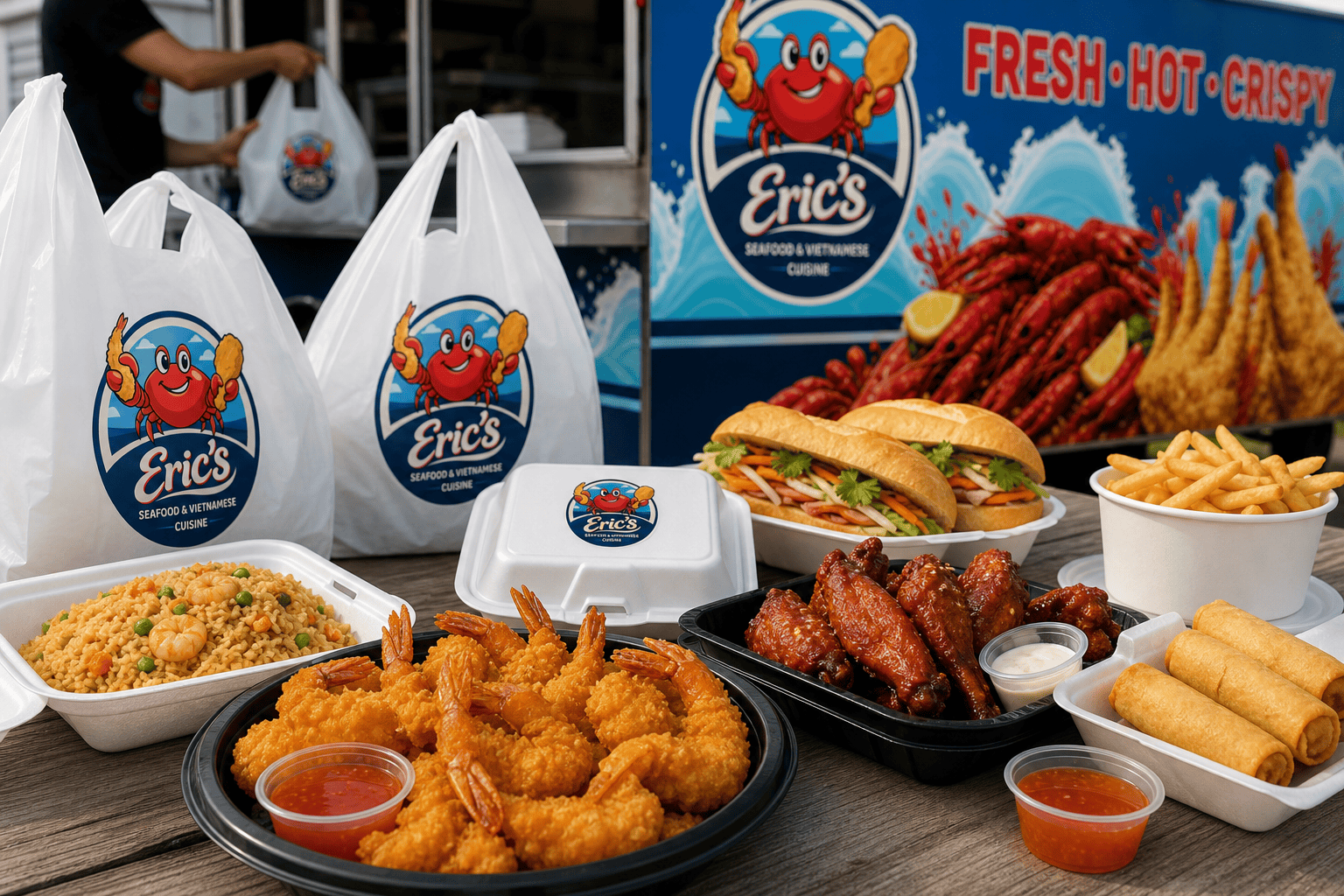 Eric’s Seafood food and takeout for Staff Appreciation Lunch Ideas in Jacksonville, NC