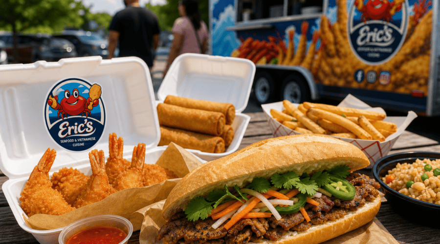 Eric’s Seafood food truck image for Summer Food Truck Meals in Jacksonville, NC