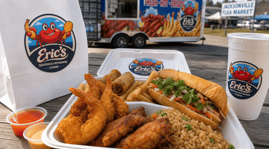 Eric’s Seafood food truck image for Top Things to Do Near Jacksonville Flea Market After Grabbing Lunch