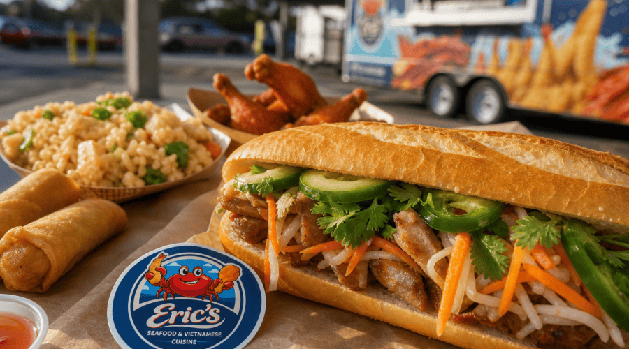 Eric’s Seafood food truck image for Vietnamese Food Near Me in Jacksonville, NC: Try Bánh Mì, Fried Rice & More