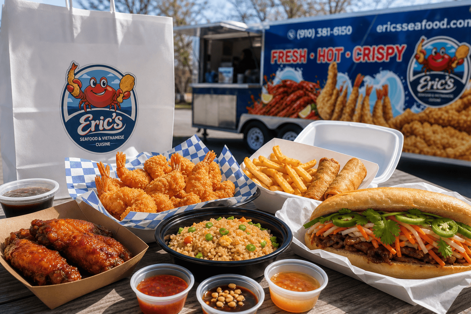 What to Order First at Eric’s Seafood & Vietnamese Cuisine 1 Eric’s Seafood food truck image for What to Order First at Eric’s Seafood & Vietnamese Cuisine